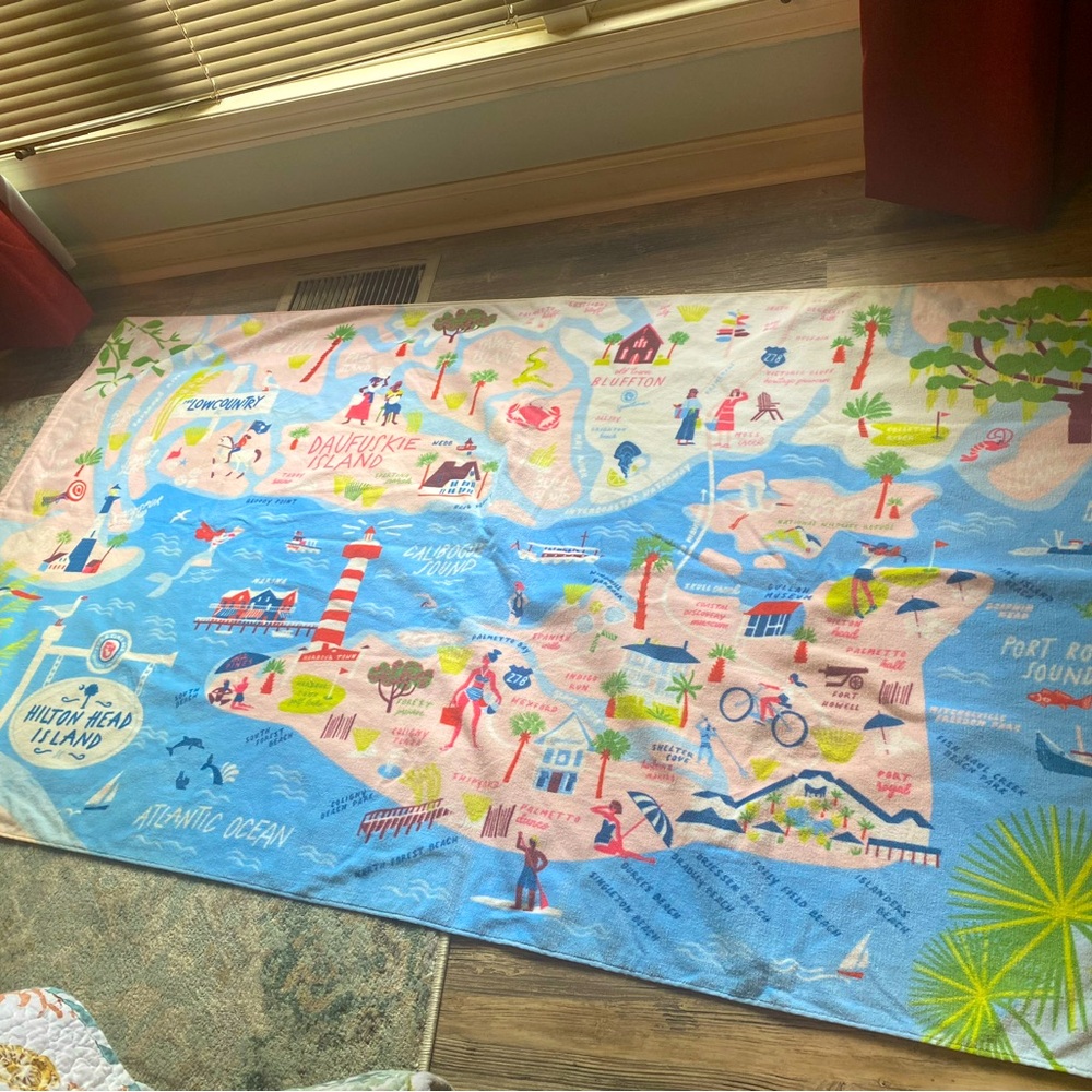 Spartina 449 Sea Islands beach towel.